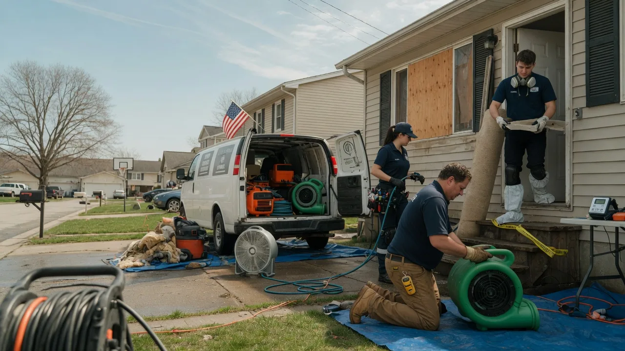 Water Damage Restoration in Red Oak, OK near me